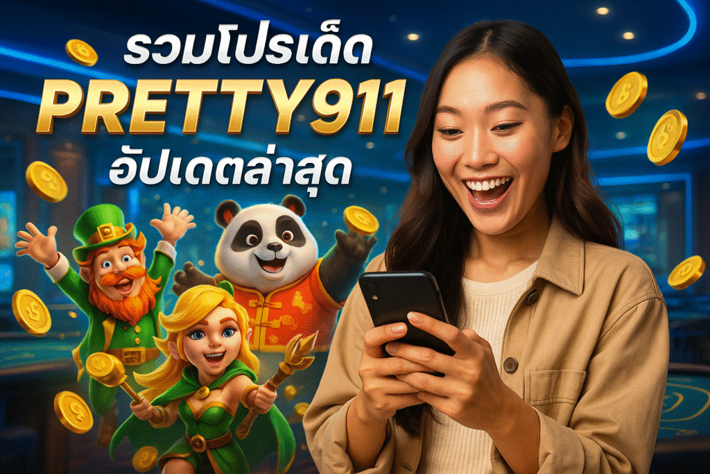 รวมโปรเด็ด PRETTY911 อัปเดตล่าสุด